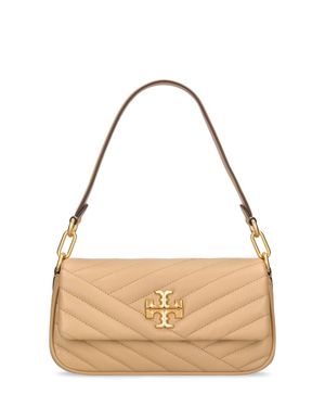 Tory Burch Borsa piccola kira chevron in pelle - Neutro