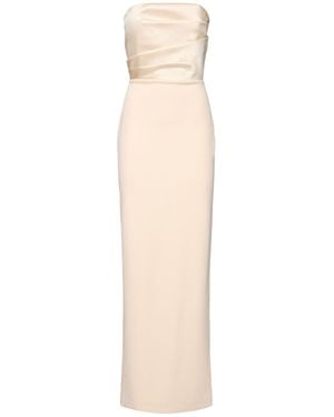 Solace London Donna Vestito Maxi Afra - Neutro