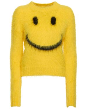 Moschino Donna Maglia Girocollo - Giallo