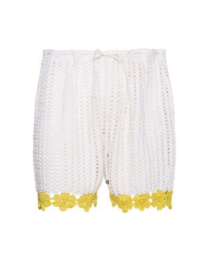 HARAGO Crochet Shorts - White