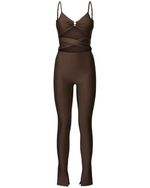 Alo Yoga Airlift A-List Jumpsuit - Brown