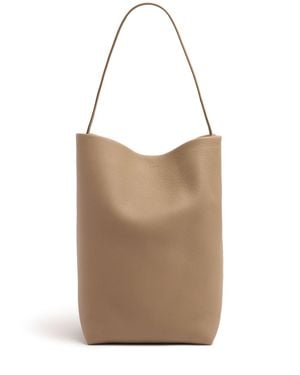 The Row Femme Grand Sac Cabas N/S En Cuir Grainé Unique - Neutre