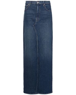Mother Gonna lunga the bobshell in denim - Blu