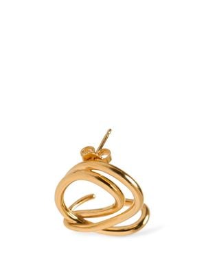 Charlotte Chesnais Femme Mono Boucle D'Oreille En Vermeil Bo Lasso Unique - Métallisé