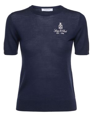Sporty & Rich Donna Pullover - Blu