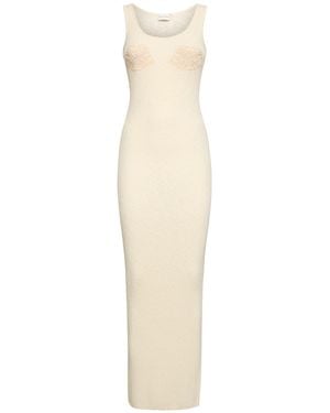 Magda Butrym Donna Vestito Lungo - Bianco