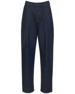 Magda Butrym Jeans Vita Alta Baggy Fit In - Blu