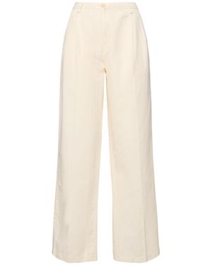 Aspesi Donna Pantaloni Larghi - Neutro