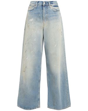 Acne Studios Donna Trafalgar Loose Mid Waist Jeans - Blu