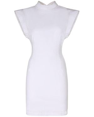 Isabel Marant Vestito nina in cotone stretch - Bianco
