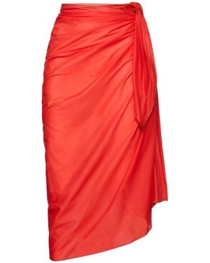 Eres Donna Gonna Pareo Cabine - Rosso