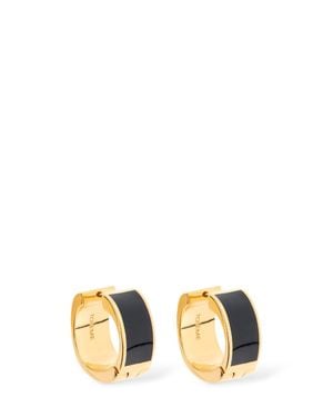 TOTEME Donna Signature Hoop Earrings - Metallizzato
