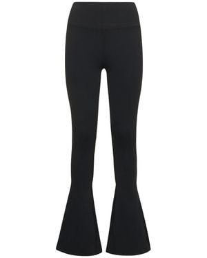 Splits59 Raquel High Waist Flared Pants W/Slits - Blue