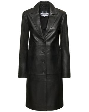 Reformation Trench veda crosby in pelle - Nero
