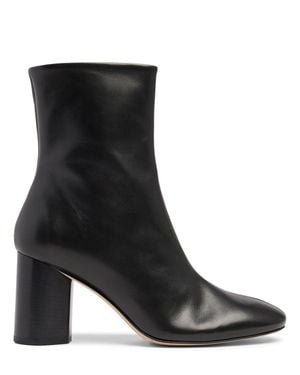 Aeyde Botines de piel 75mm - Negro