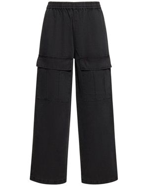 Acne Studios Pantaloni prudento in cotone ripstop - Blu