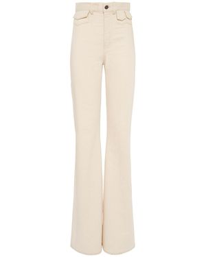 Chloé Donna Jeans Dritti - Neutro