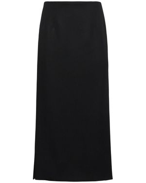 Valentino Donna Gonna Midi - Nero
