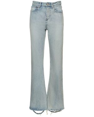 Balenciaga Jeans bootcut in denim di cotone - Blu