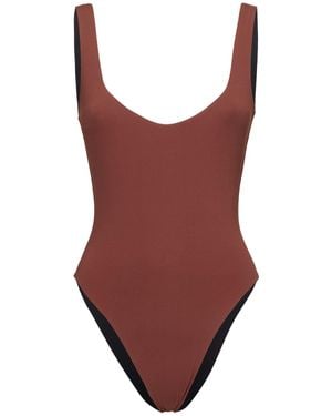 Bondeye Donna Costume Intero Lucia Reversibile - Marrone