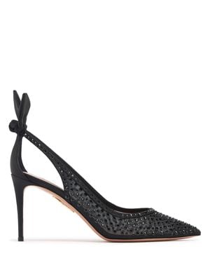 Aquazzura Donna Décolleté Bow Tie - Nero