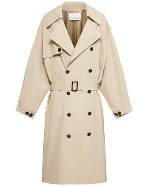 Frankie Shop Donna Trench Lungo Oversize Mavis - Neutro