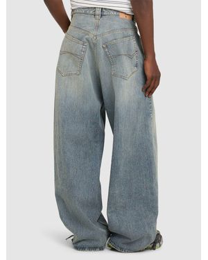 Balenciaga Uomo Jeans Baggy - Blu