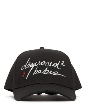 DSquared² Mujer Gorra De Baseball Con Logo Unique - Negro