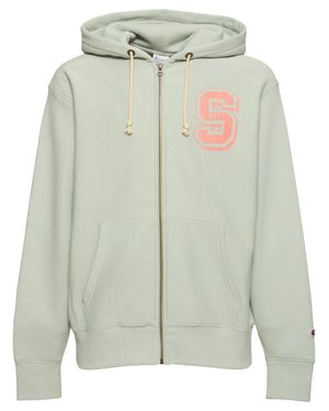 Champion Full-Zip Sweatshirt Hoodie - Green