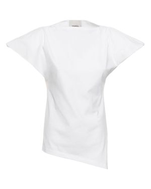 Isabel Marant T-shirt sebani in jersey di cotone - Bianco