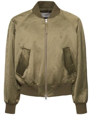 Ami Paris Uomo Bomber - Verde