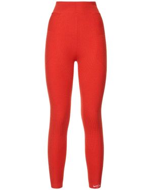 Nike Donna Leggings Riccardo Tisci Chambers - Rosso