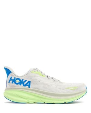 Hoka One One Hombre Sneakers Running Clifton 9 - Verde