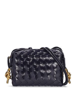 Bottega Veneta Borsa mini loop in pelle - Blu