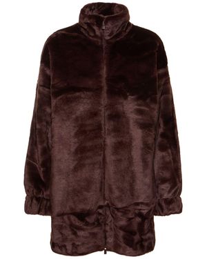 adidas Originals Giacca in pelliccia sintetica - Marrone
