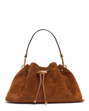 Jimmy Choo Sac seau en daim e/w bon bon - Marron
