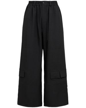 Y-3 Uomo Pantaloni Larghi - Blu