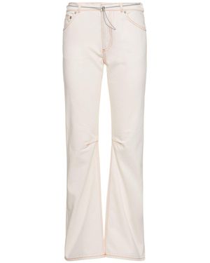 Cormio Jeans dritti vita bassa amanda - Bianco