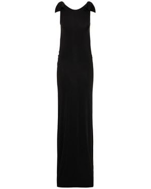 Nina Ricci Vestito in jersey con fiocchi - Nero