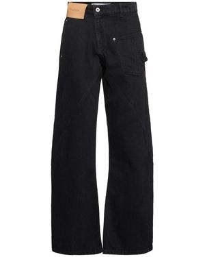 JW Anderson Donna Jeans Boyfriend Workwear Vita Media - Blu