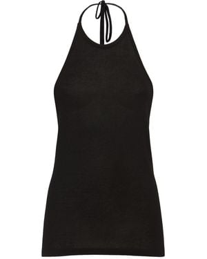 Lemaire Top in cotone - Nero