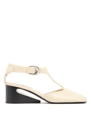 Jil Sander Donna Décolleté Mary Jane - Bianco