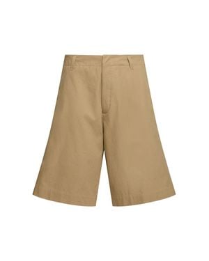 Jil Sander Hombre Shorts De Algodón - Neutro