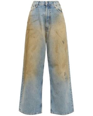 Acne Studios Donna 2023 Penicillin Baggy Low Waist Jeans - Blu