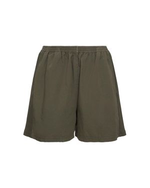 The Row Shorts gunty in jersey di cotone - Verde