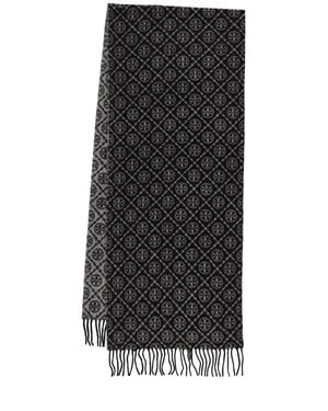 Tory Burch Donna Sciarpa T Oblong - Nero