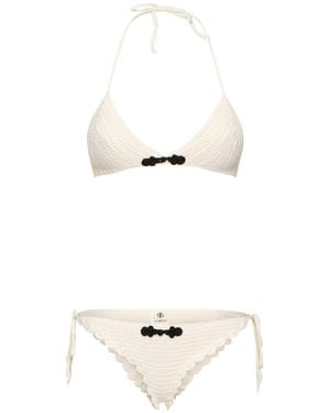 THE GARMENT Mujer Bikini De Crochet - Blanco