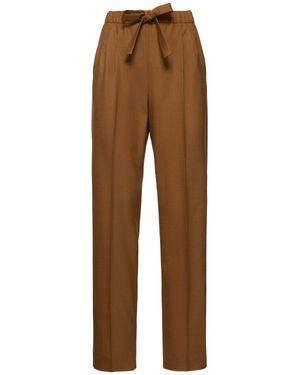 Max Mara Donna Pantaloni Edere - Marrone