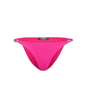 Versace Slip bikini in lycra con medusa - Rosa