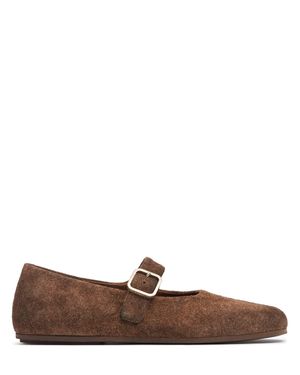 Marsèll Appiedi Long Hair Reversed Leather - Brown